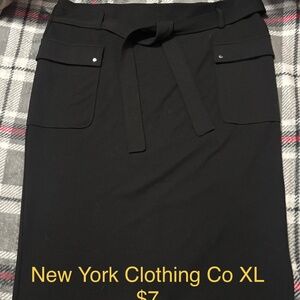 New York Clothing Co Pencil Skirt XL